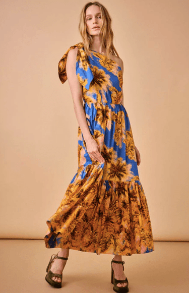 Hunter Bell Alana Dress in Tropical Palm - Estilo Boutique