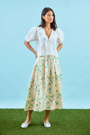 Hunter Bell Alexis Skirt in Garden Rose Peony