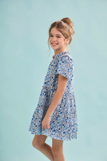 Hunter Bell Kids Merritt Dress in Bermuda Blooms
