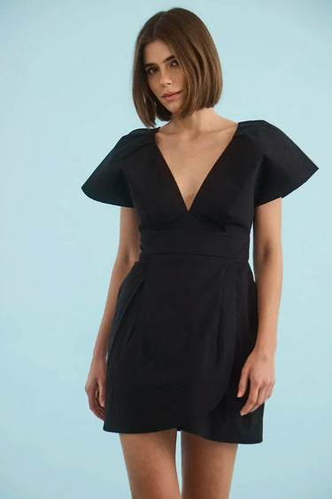 Hunter Bell Maris Dress in Onyx