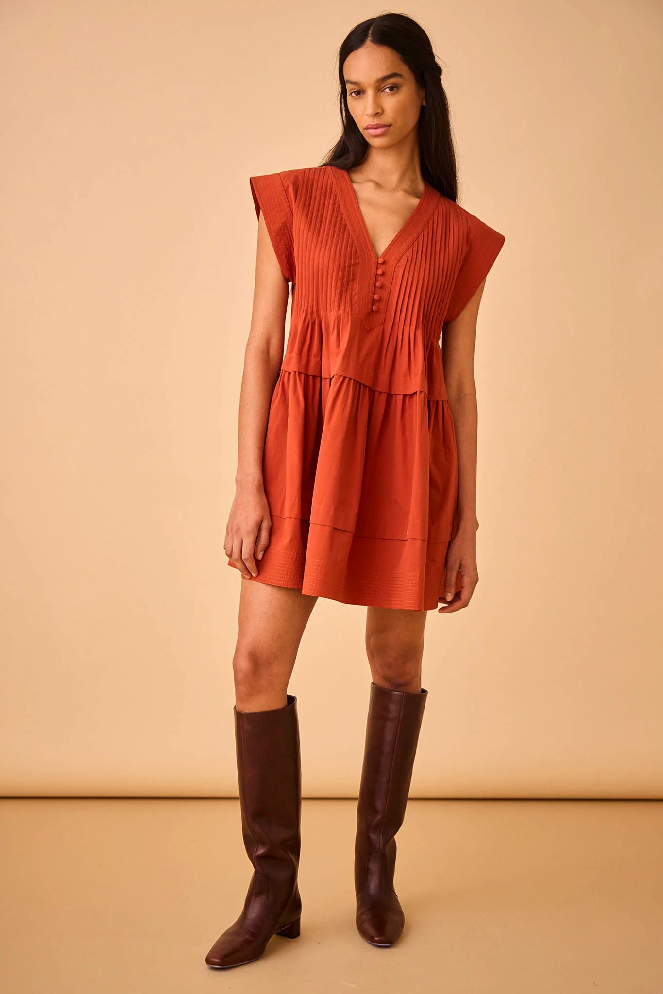 hunter orange dress Hunter Bell