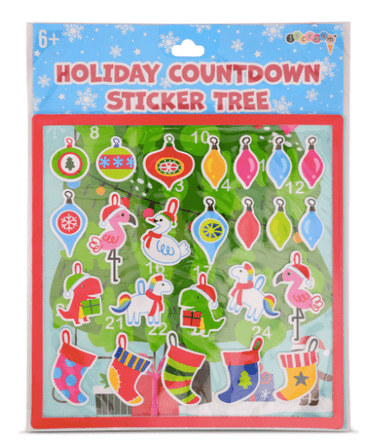 Iscream Holiday Countdown Sticker Tree - Estilo Boutique