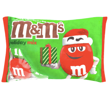 Iscream Holiday Red M&M Packaging Plush - Estilo Boutique