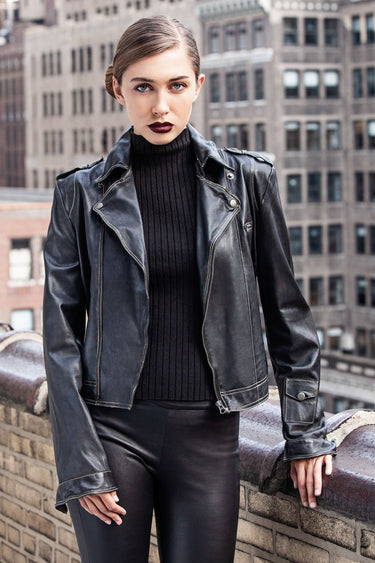 Jakett Josey Vegetable Dye Leather Jacket - Estilo Boutique