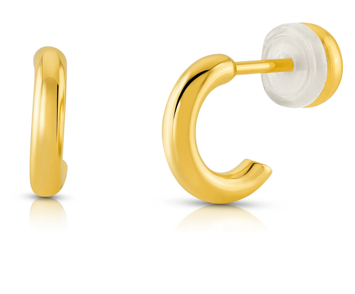 Jen Hansen 10 MM Hollow Hoop Earring - Estilo Boutique