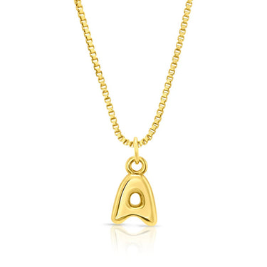 Jen Hansen Baby Bubble Gold Initial Necklace - Estilo Boutique