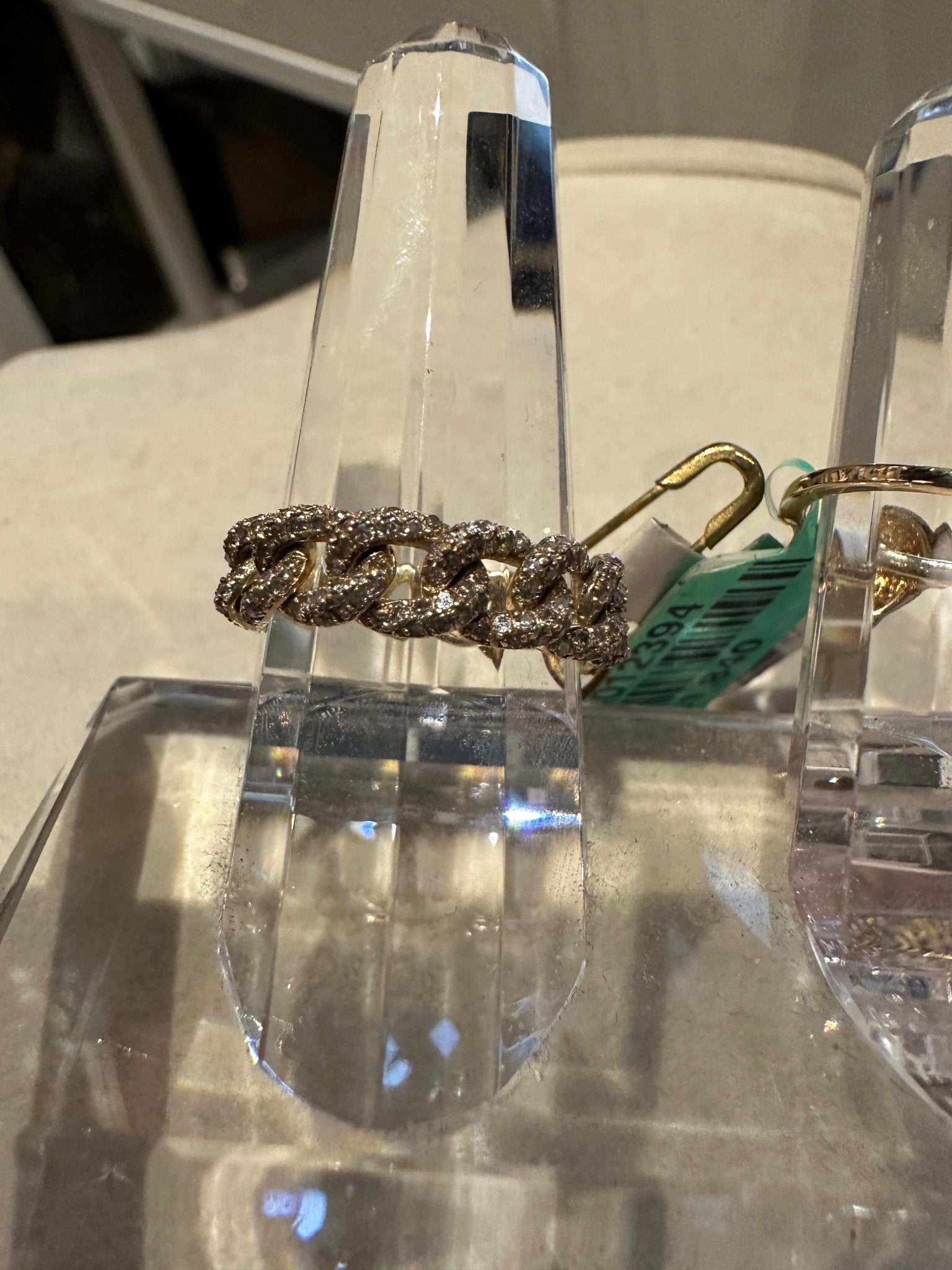 Jen Hansen Chain Ring Diamond - Estilo Boutique