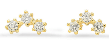Jen Hansen Flash Studs in Gold - Estilo Boutique