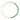 Jen Hansen Half & Half Paperclip Green Tennis Bracelet in Gold