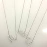 Jen Hansen Initial Necklace in Silver - Estilo Boutique