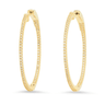 Jen Hansen Large Round Hoops in Gold - Estilo Boutique