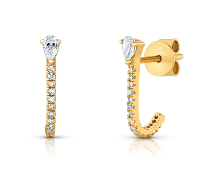 Jen Hansen Lobe Cradle Diamond Earring - Estilo Boutique