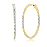 Jen Hansen Medium Round Hoop in Gold - Estilo Boutique