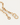 Jenny Bird Art Heart Chain Necklace in Gold