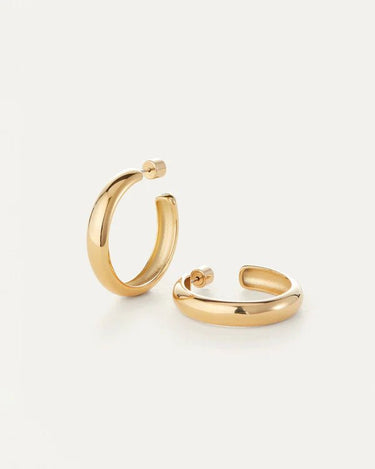 Jenny Bird Staple Large Hoop in Gold - Estilo Boutique