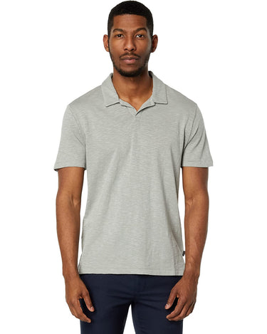 John Varvatos Zion Short Sleeve Vintage Wash Cotton Slub Polo - Estilo Boutique