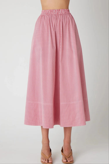JS71 Lisa Skirt in Red White