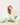 Jumper 1 2 3 4 Cashmere Heart Socks in Bright Green and Cream - Estilo Boutique