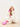 Jumper 1 2 3 4 Cashmere Heart Socks in Hot Pink and Cream - Estilo Boutique