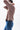 Jumper1234 Narrow Stripe Roll Collar in Sacramento Saddle Brown