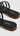 Kaanas Leela Leather Sandals in Black