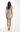 Karina Grimaldi Lune Print Denim Mini Dress in Azura
