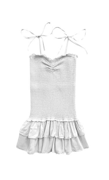 Katie J NYC Tween Meri Dress in White - Estilo Boutique