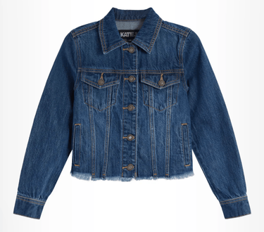 Katie J Tween Hampton Jacket in Retro Blue - Estilo Boutique