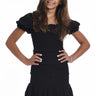 Katie J Tween Laila Dress in Black - Estilo Boutique