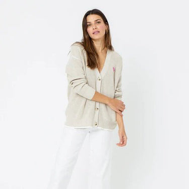 Kerri Rosenthal Slouchy Cardigan in Birch