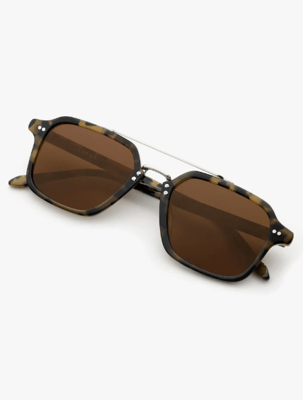 Krewe Colton Sunglasses in Tortuga Silver - Estilo Boutique