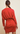 Krisa Drape Skirt Surplice Dress in Red - Estilo Boutique