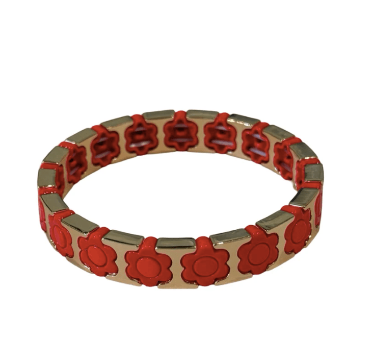 La Lumiere NY Red Poppy Bracelet - Estilo Boutique