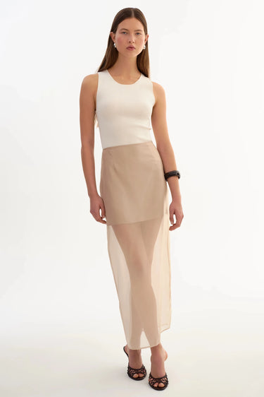 Lamarque Farley Skirt in Beige