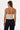 Lamarque Giada Faux Leather Strapless Top in Bone - Estilo Boutique