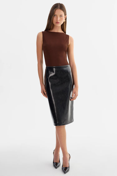 Lamarque Loki Bodysuit in Brown
