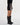 Lamarque Rowan Leather Mini Skirt in Dark Brown