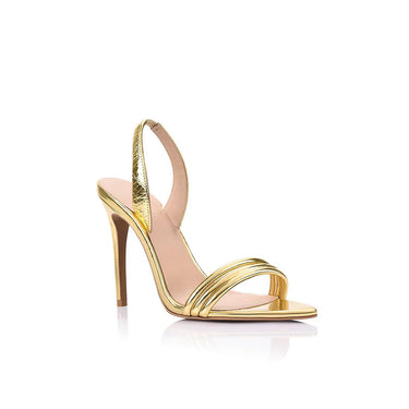 Lana Wilkinson Camille Sandal Gold Metallic Leather