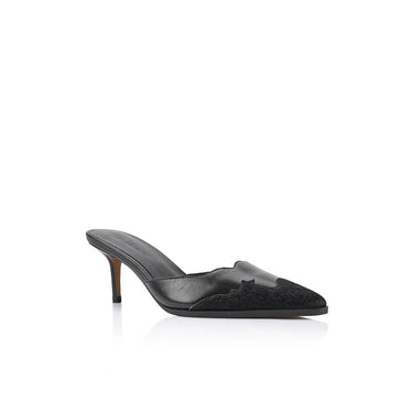 Lana Wilkinson Melanie Mule Pony & Black Leather
