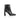 Lana Wilkinson Sam Ankle Boot Croc - Embossed Leather Black