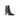 Lana Wilkinson Sam Ankle Boot Croc - Embossed Leather Black