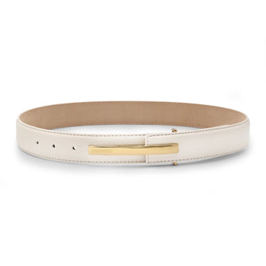 Laurel and Gold Rosewood Belt in Eggshell Gold
