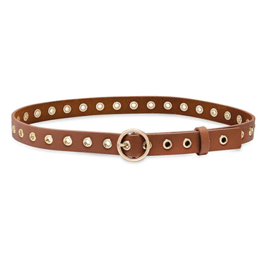 Laurel and Gold Rossmore Belt in Caramel Gold