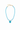 Lauren Amble Designs Aqua Cord Heart Necklace with Aqua Heart