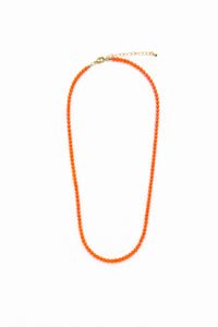 Lauren Amble Designs Gemstone Necklace Layer Orange Coral