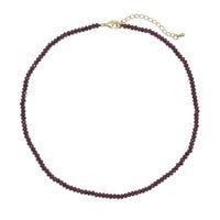 Lauren Amble Mini Garnet Gemstone Necklace