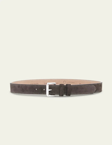 Les Deux Walid Suede Belt in Brown