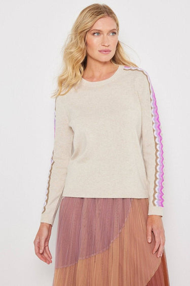 Lisa Todd Double Vision Sweater in Almond - Estilo Boutique
