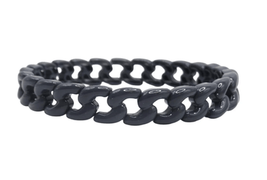 LLNY Cuban Chainlink Bracelet in Gray - Estilo Boutique