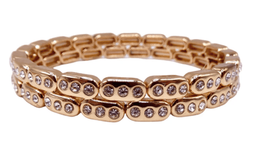 LLNY Gold Double Stacked Bracelet - Estilo Boutique